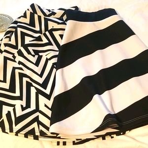 2 scuba skater skirts